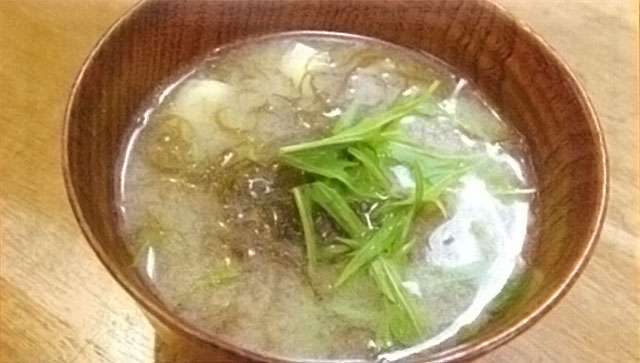 もずくのみそ汁